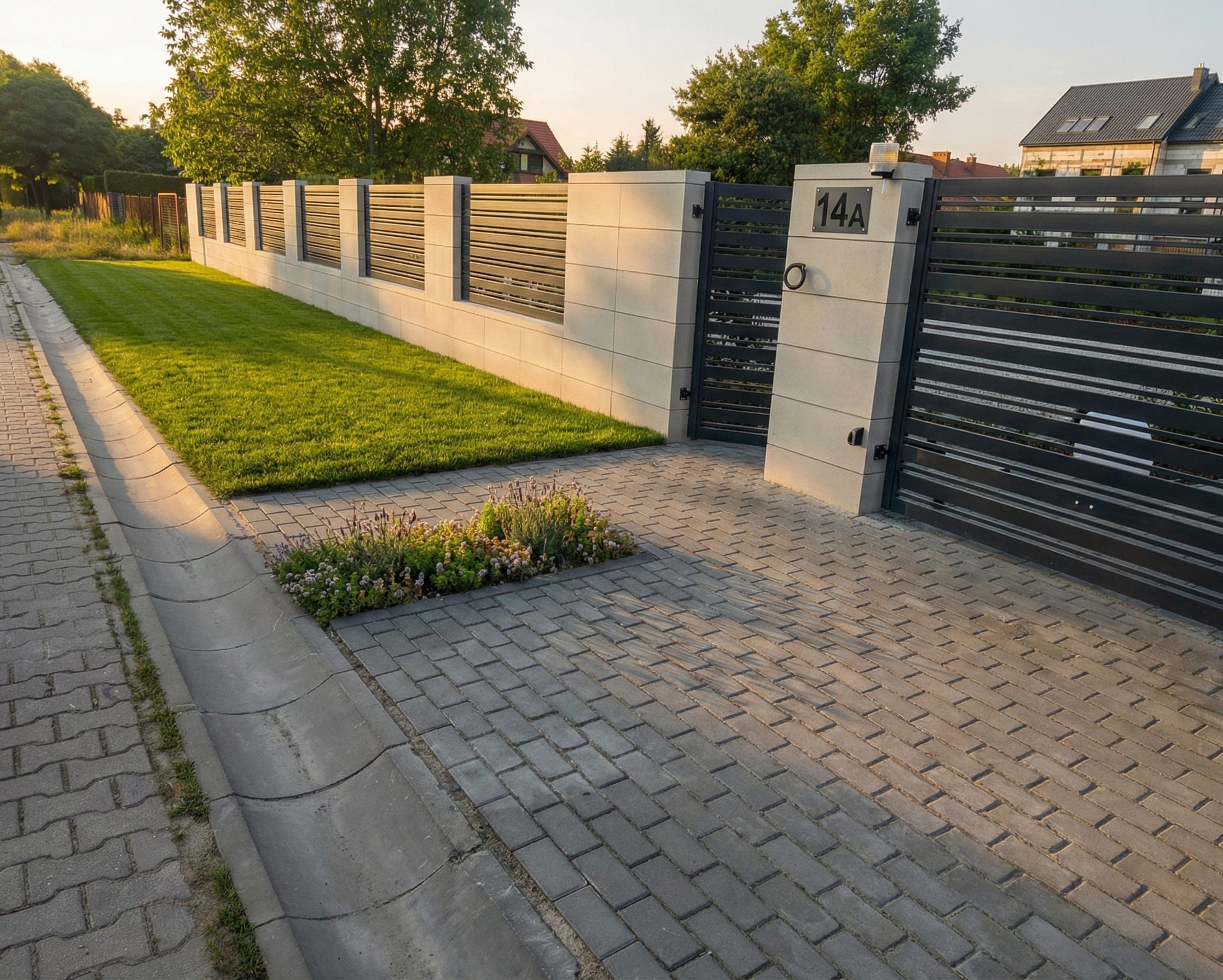 Nowoczesne ogrodzenie - Realizacja 1