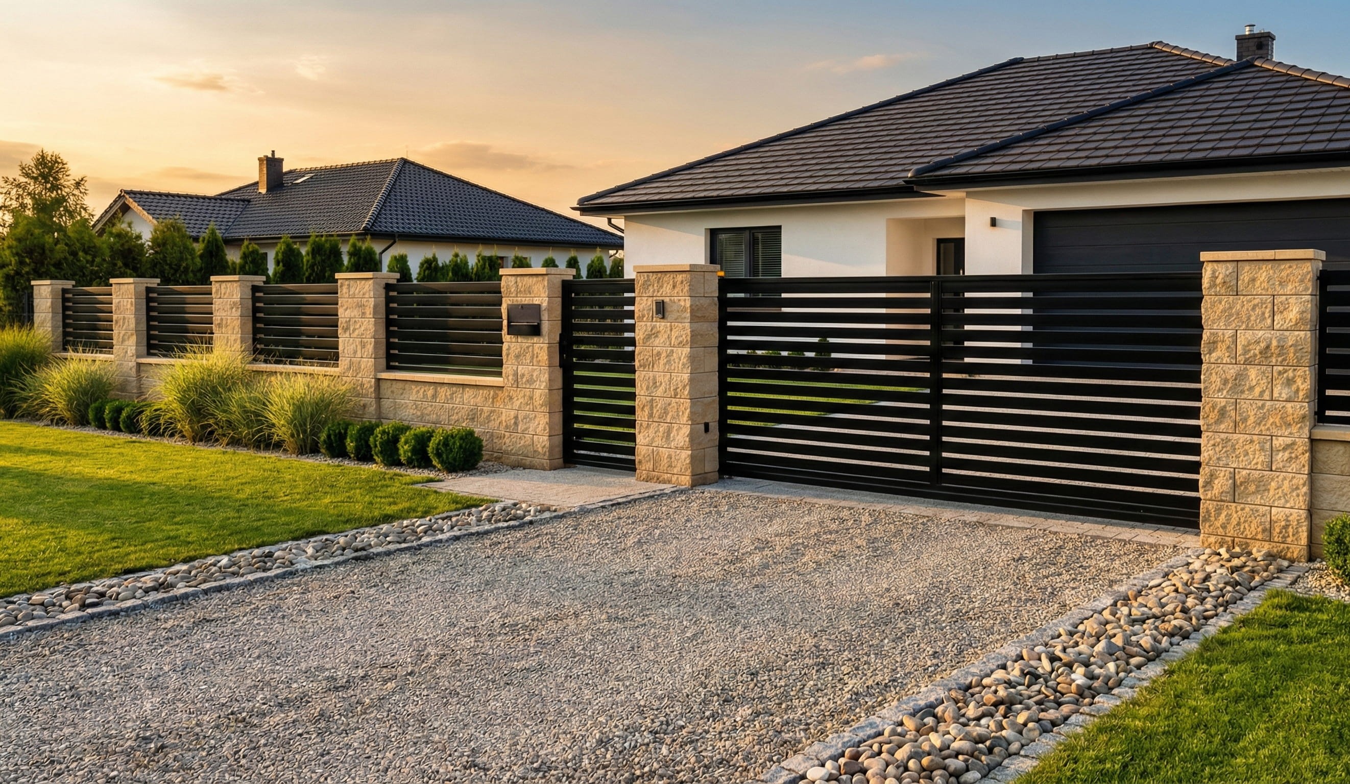 Nowoczesne ogrodzenie - Realizacja 6