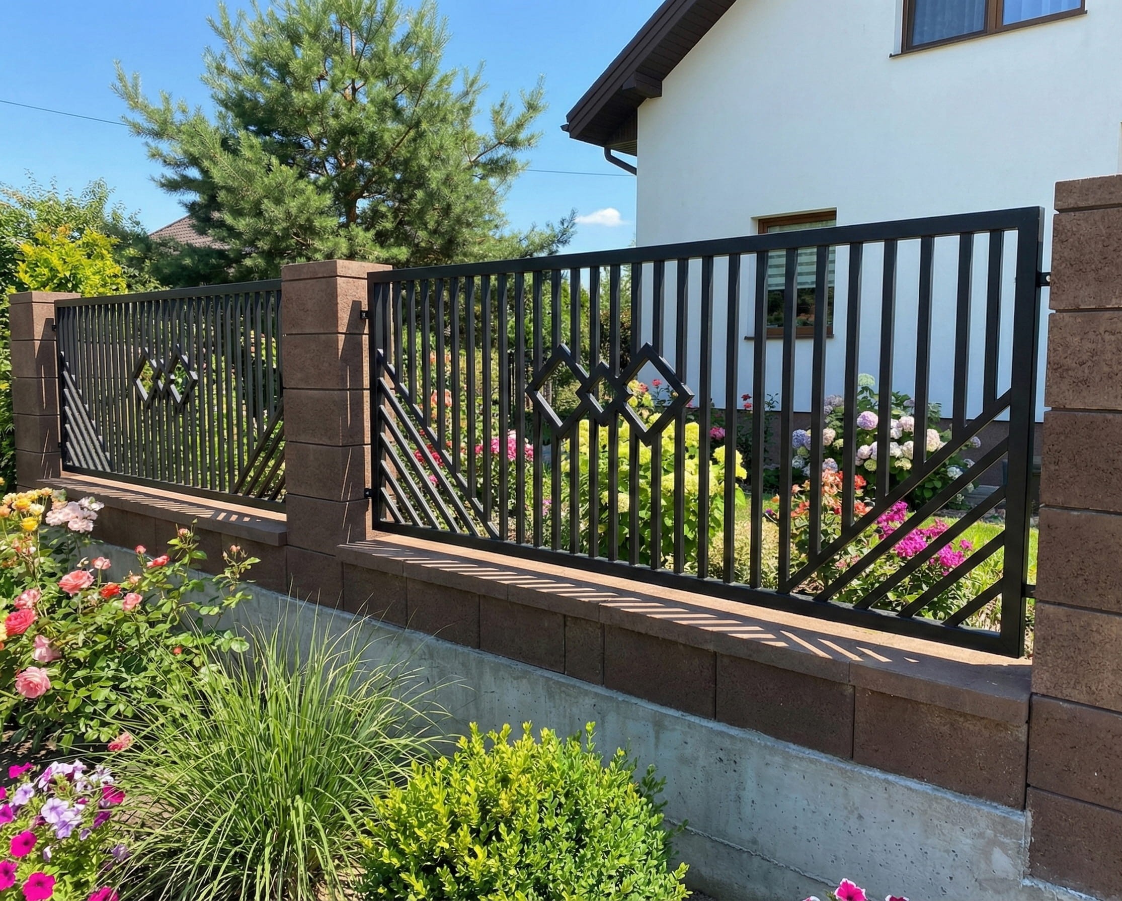 Nowoczesne ogrodzenie - Realizacja 7